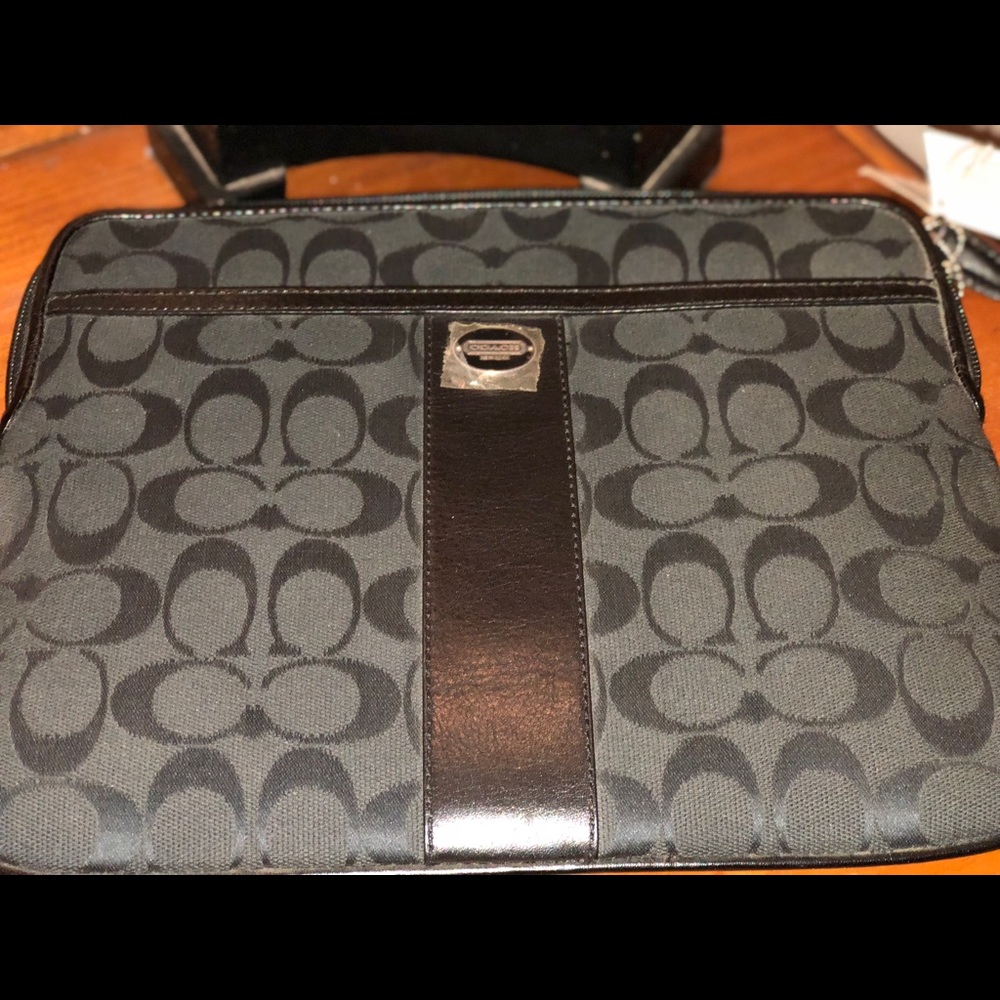 Coach Canvas Ipad Bag